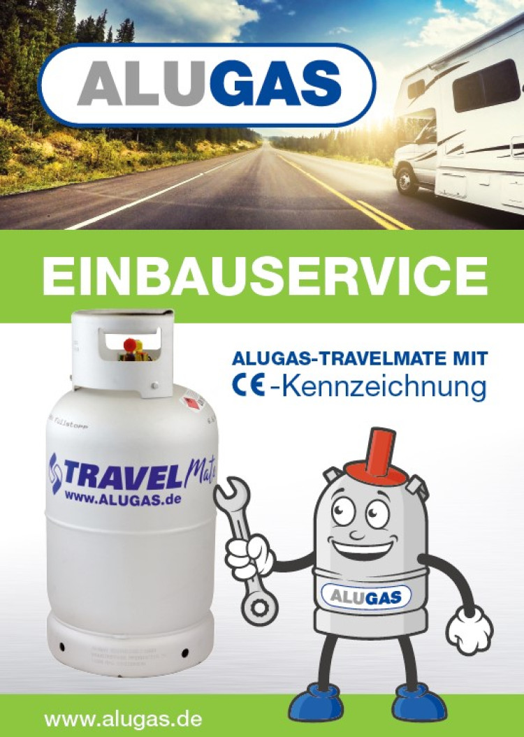 Einbaupartner für Alugas Travelmate Tankflasche